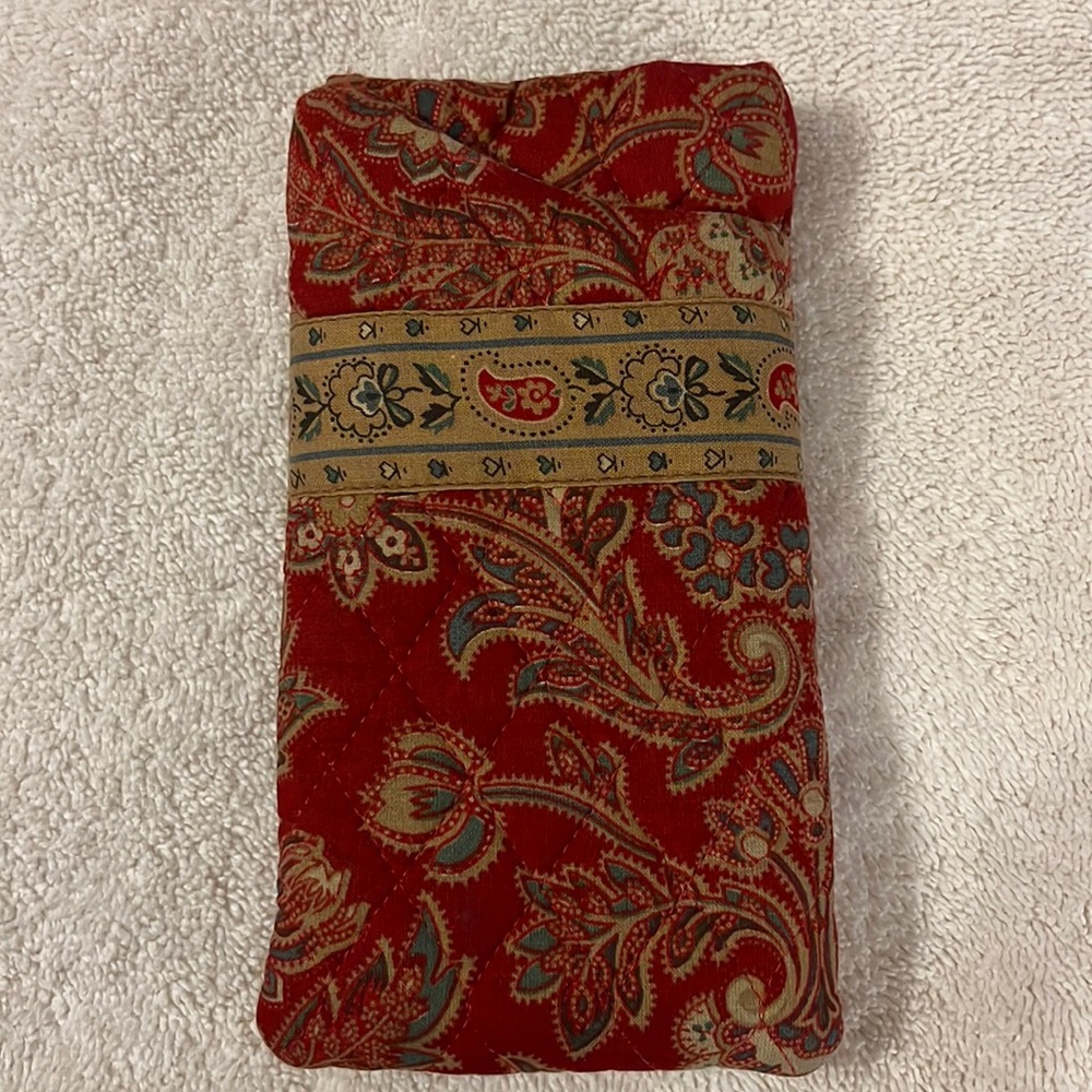 Windsor Red Double Eyeglass Case